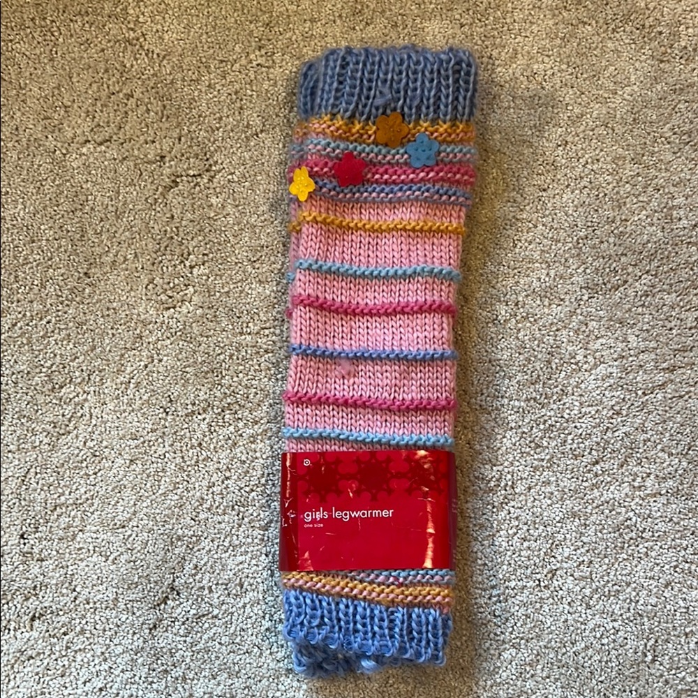 NWT Target Multicolor Girls Leg warmers one size
